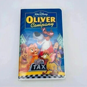 Vintage Walt Disney Masterpiece Oliver & Company VHS Tape #7897
